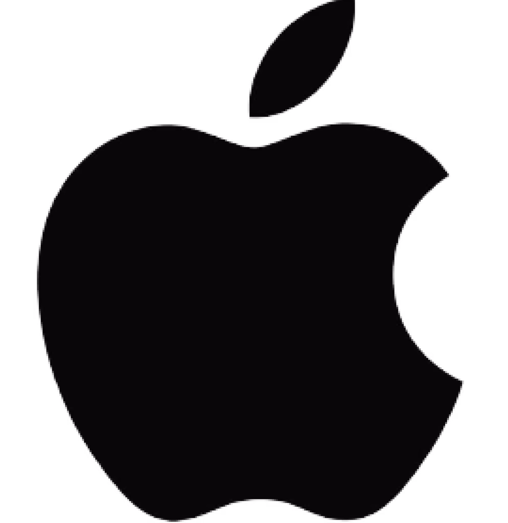Apple logo sticker