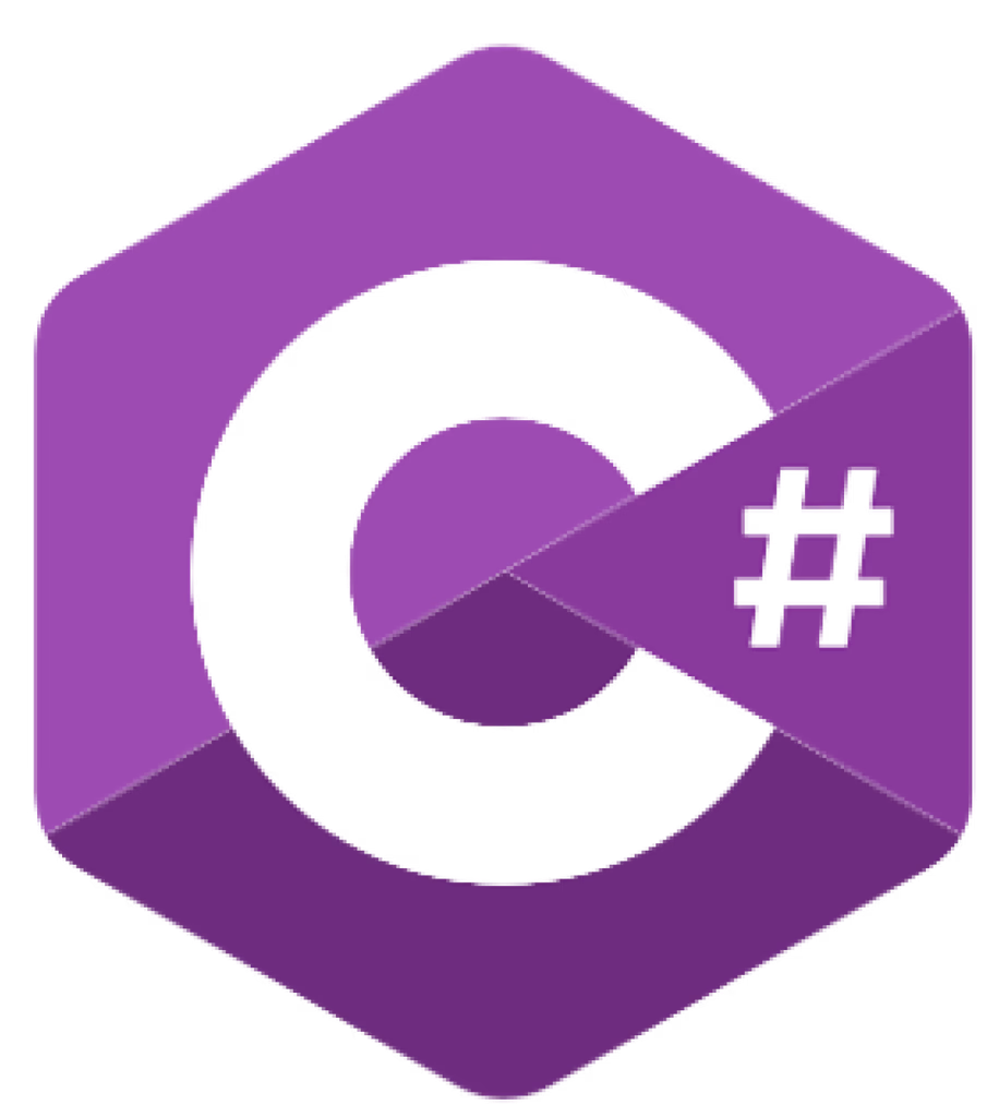 C# logo sticker
